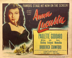 Paulette Goddard "Anna Lucasta" original lobby card