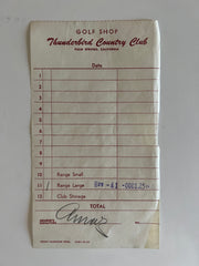 Desi Arnaz signed receipt