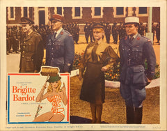 Brigitte Bardot "Babette Goes to War" original Lobby Card