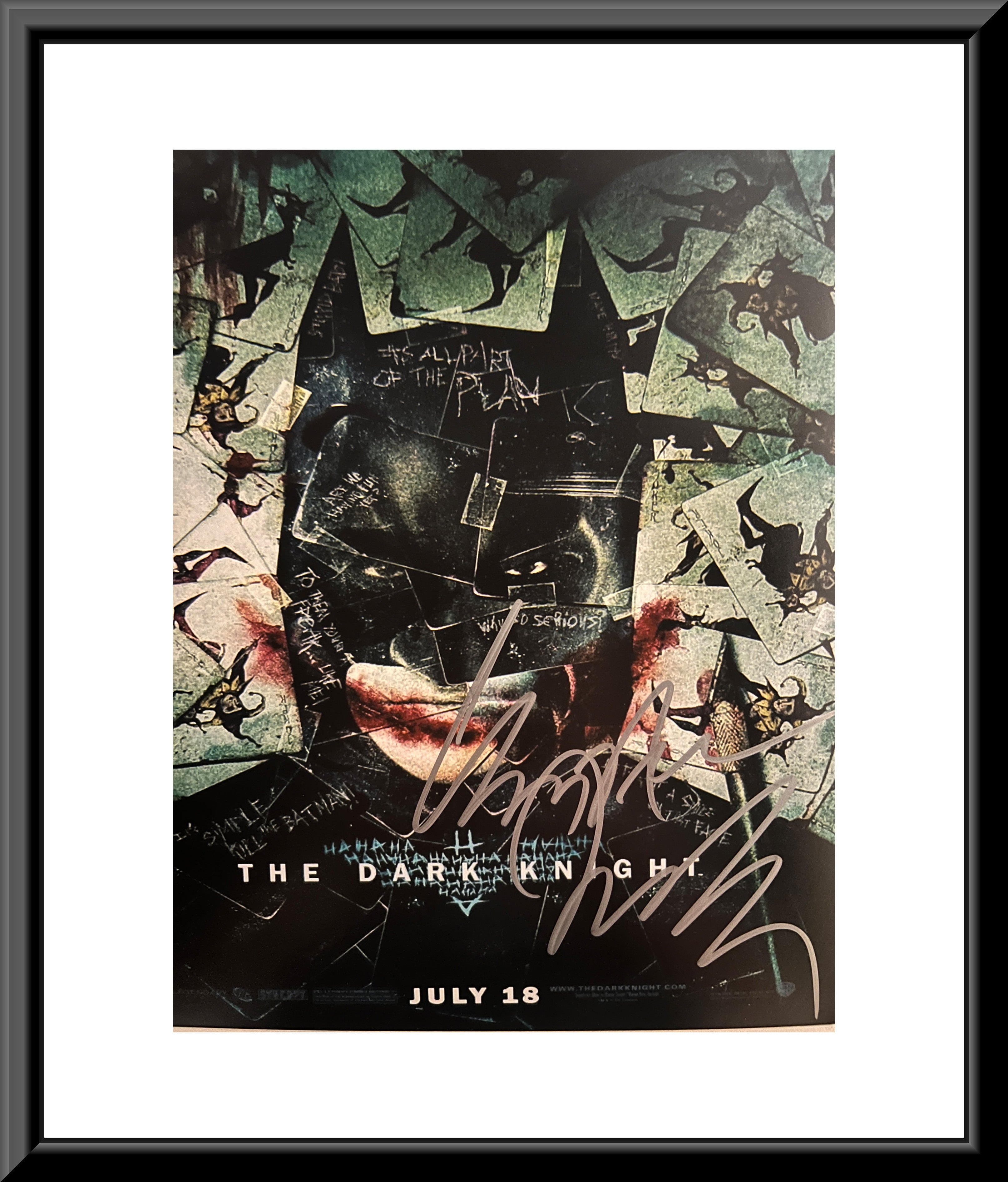 Batman Christian Bale signed photo