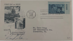 Ray E. Lee signed first day cover