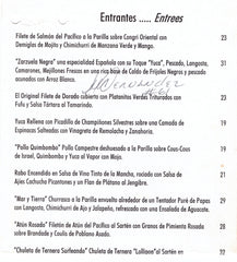 MLB Star Livan Hernandez signed menu