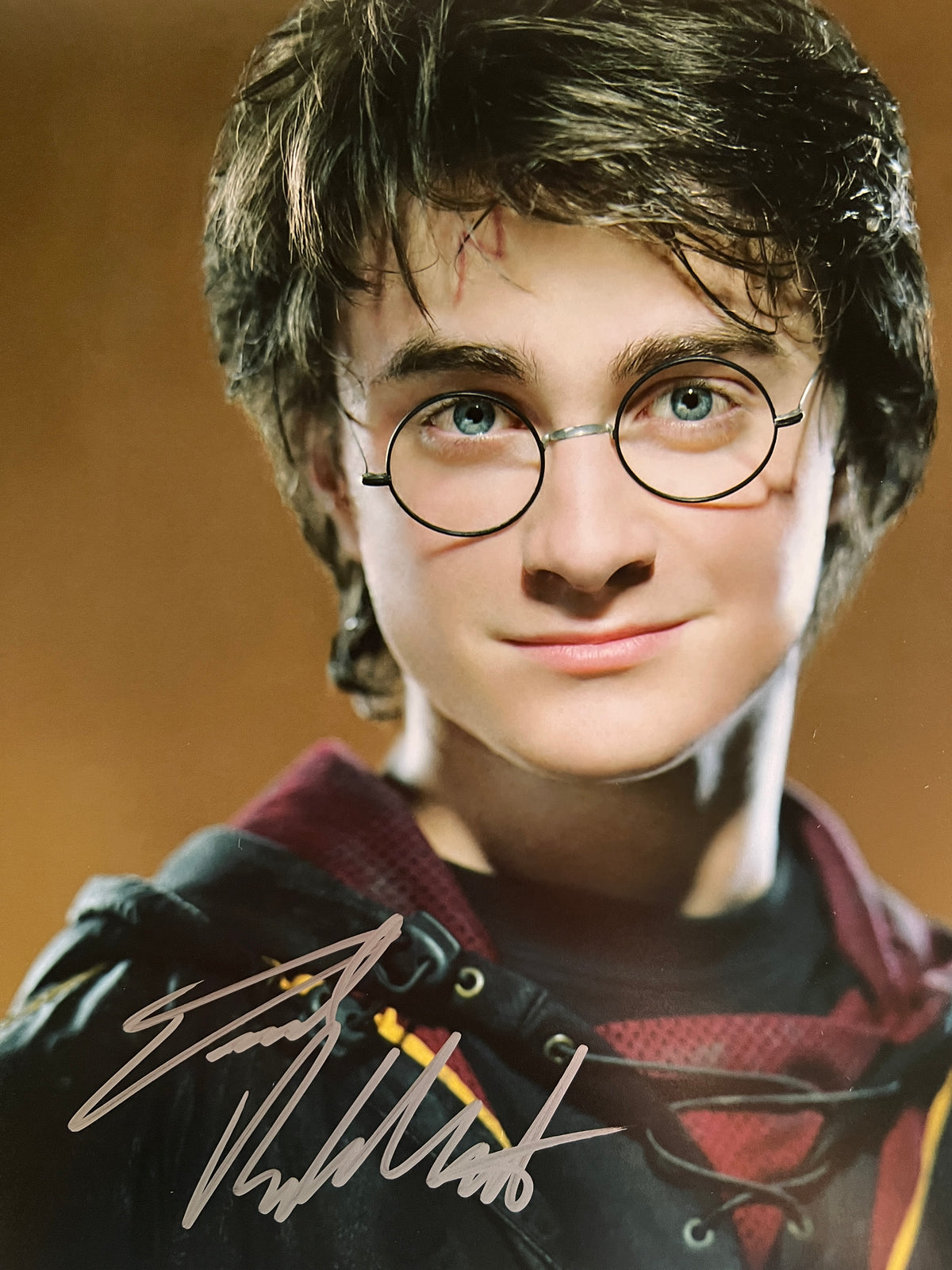 Harry Potter Daniel Radcliffe signed movie photo