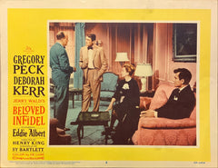 Gregory Peck and Deborah Kerr "Beloved Infidel" original Lobby Card