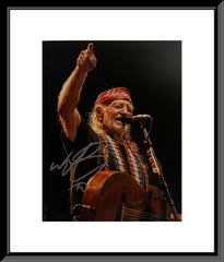 Willie Nelson signed photo