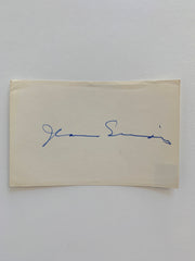 Spartacus Jean Simmons original signature