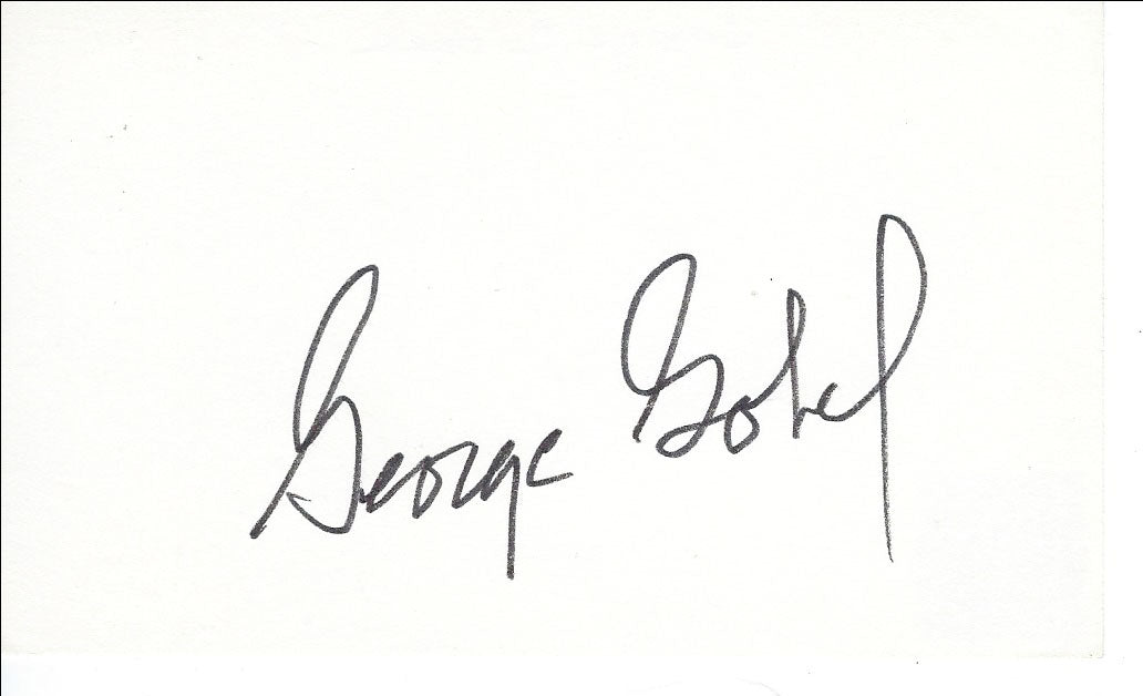 I Married A Woman George Gobel original signature