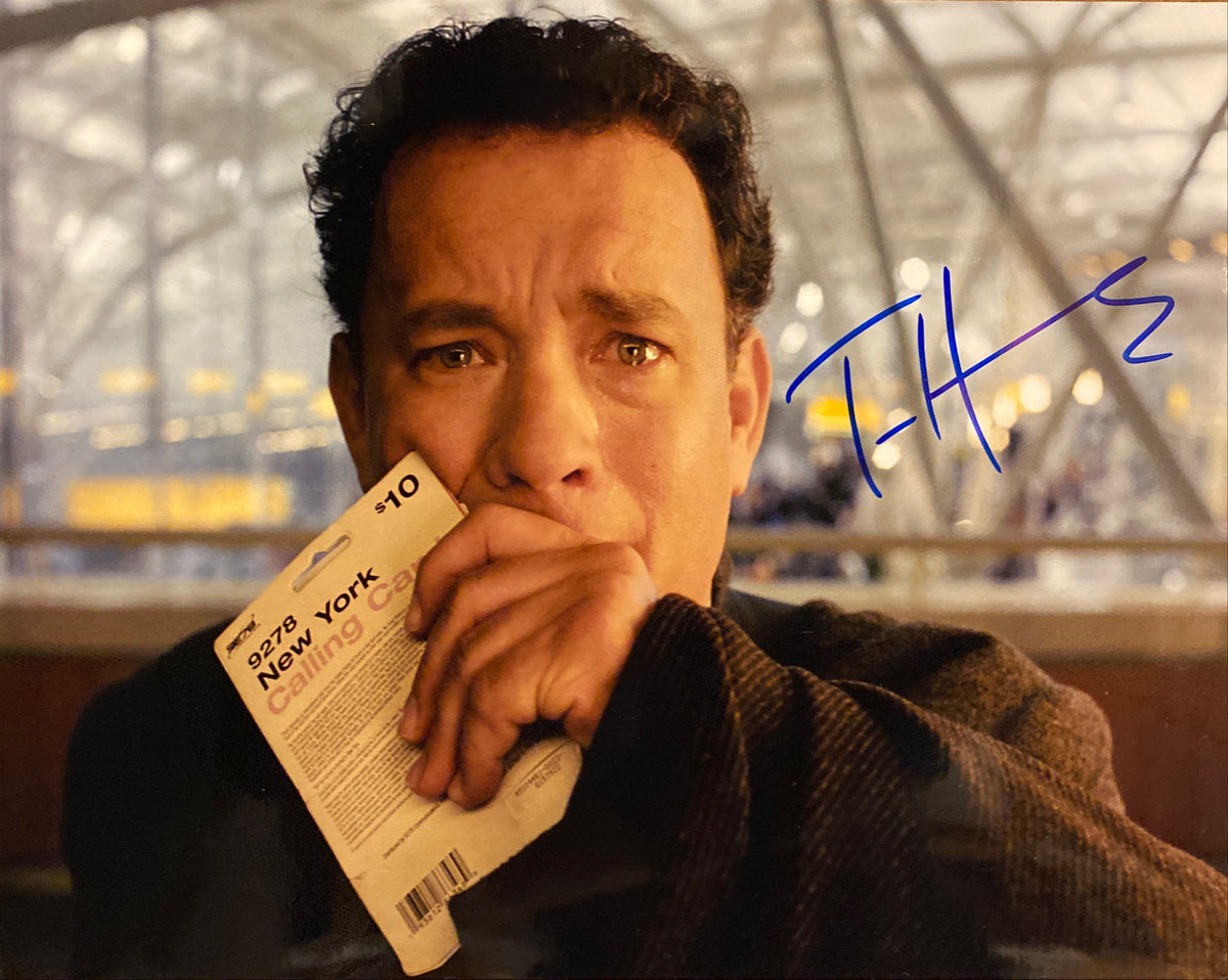 Tom Hanks signed "The Terminal" movie photo