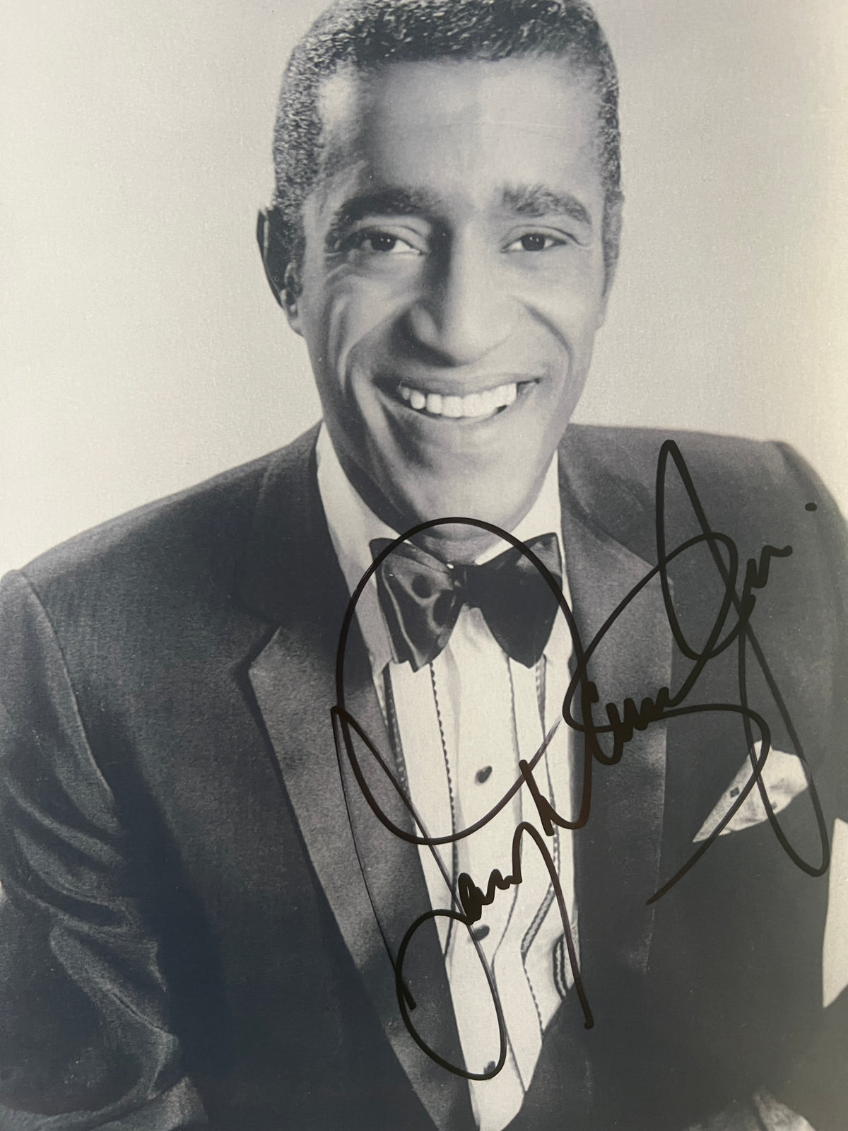 Sammy Davis Jr. signed photo