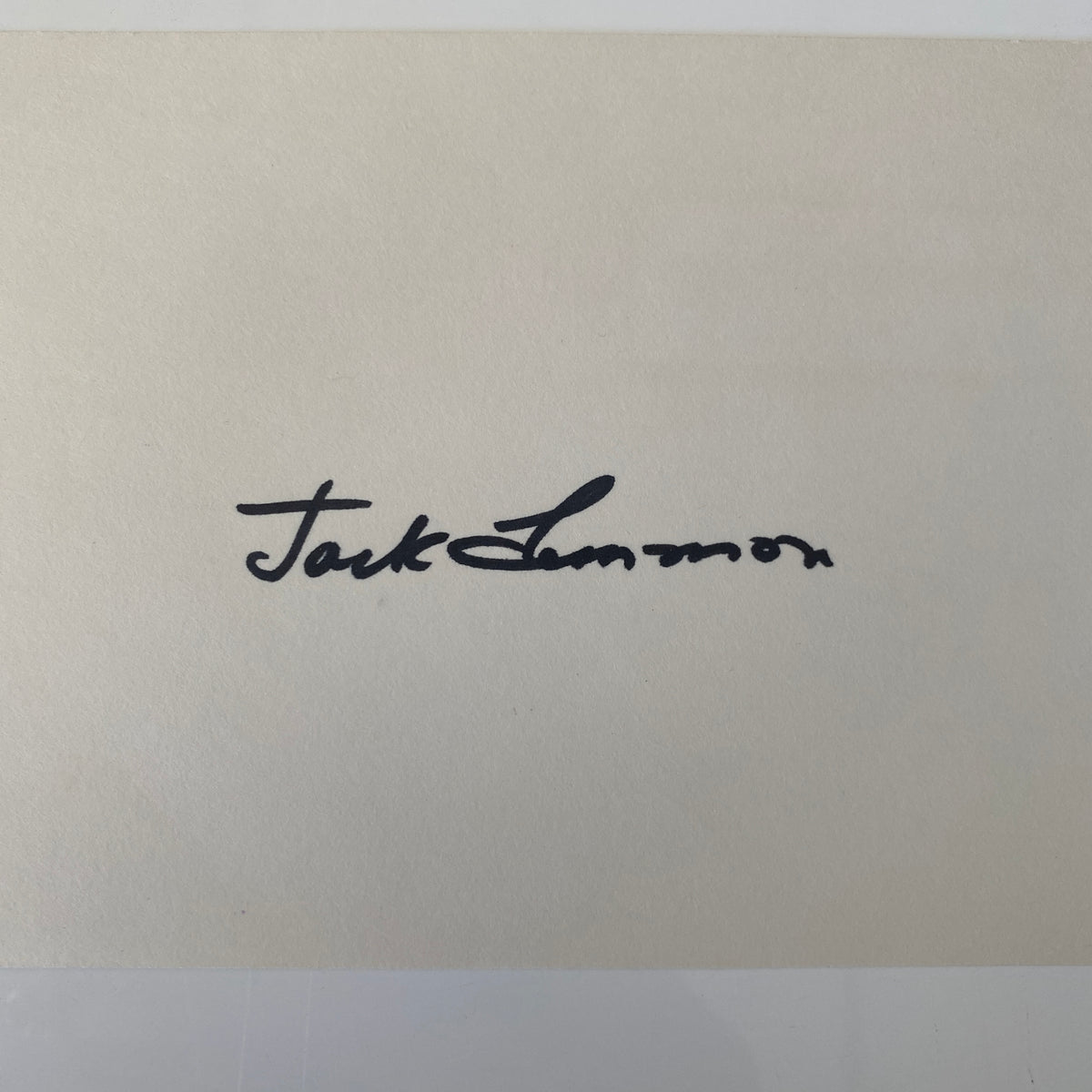 Some like It Hot Jack Lemmon signature