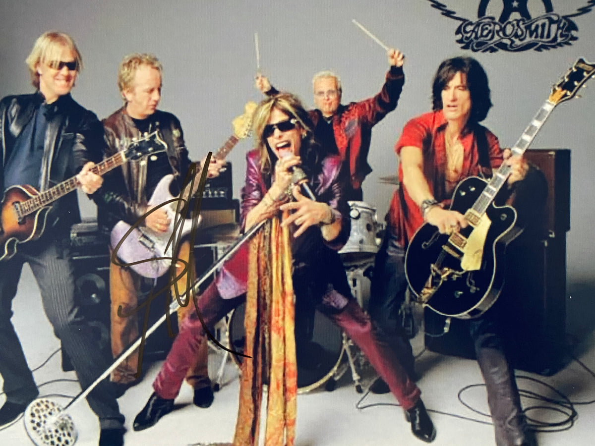 Aerosmith Steven Tyler signed photo