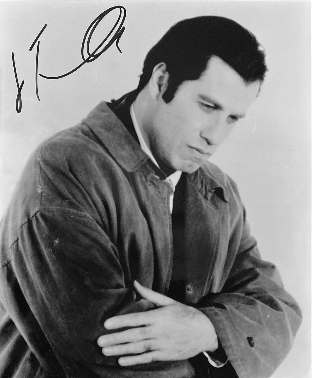 Pulp Fiction John Travolta signed movie photo