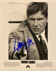 Harrison Ford signed "Patriot Games" movie photo