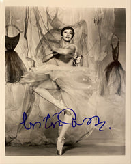 Leslie Caron signed photo