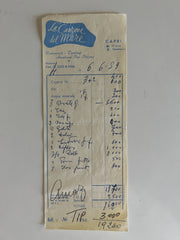 Desi Arnaz signed receipt