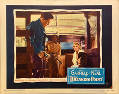 John Garfield and Patricia Neal "The Breaking Point" original Lobby Card