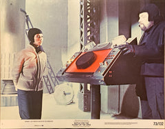 Roddy McDowall, Claude Akins, and Natalie Trundy "Battle for the Planet of the Apes" original Lobby Card