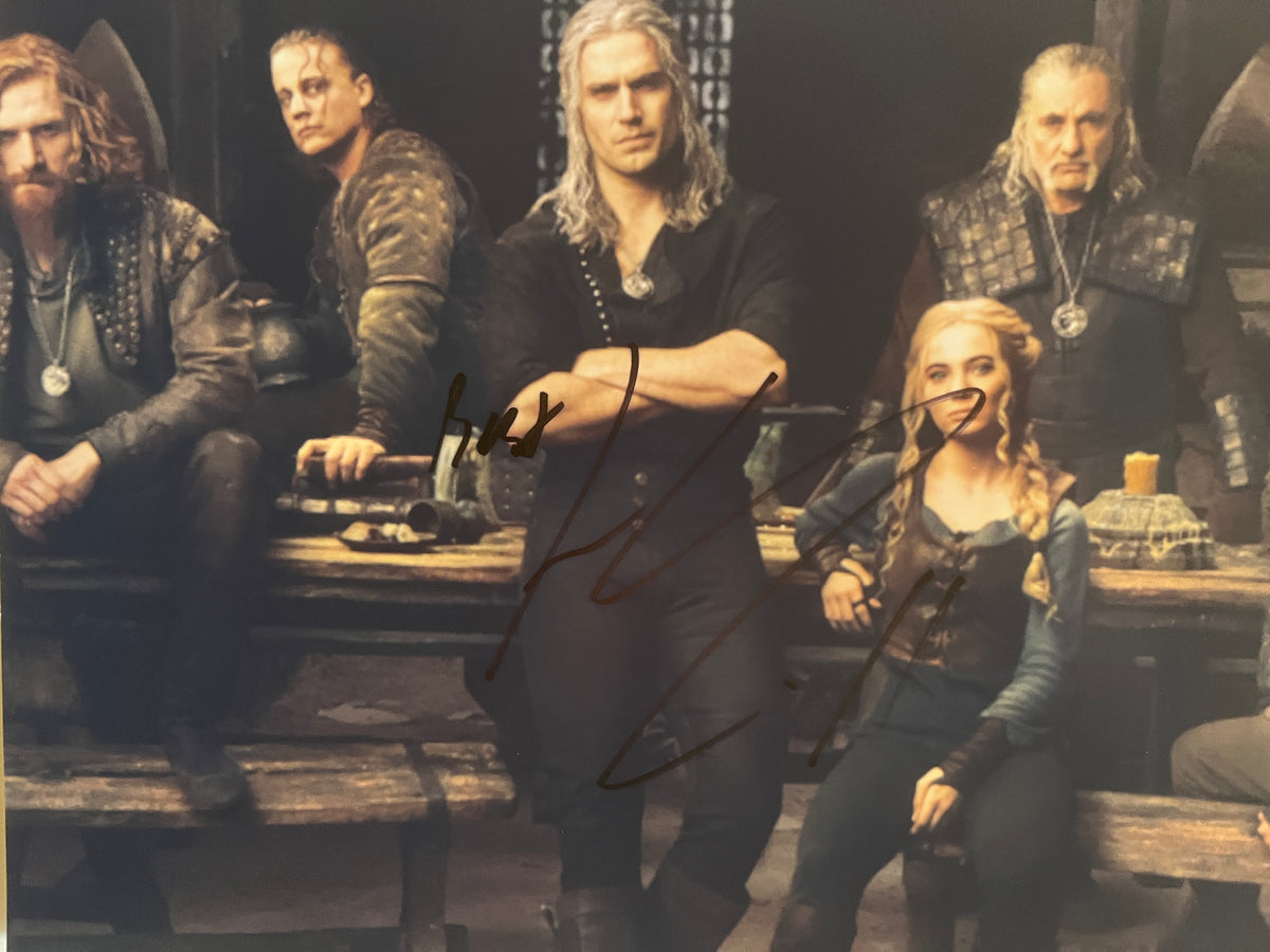 The Witcher Henry Cavill signed photo