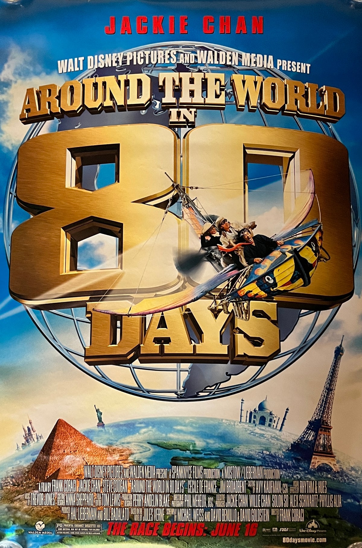 Jackie Chan Around the World in 3-D 2004 original movie poster
