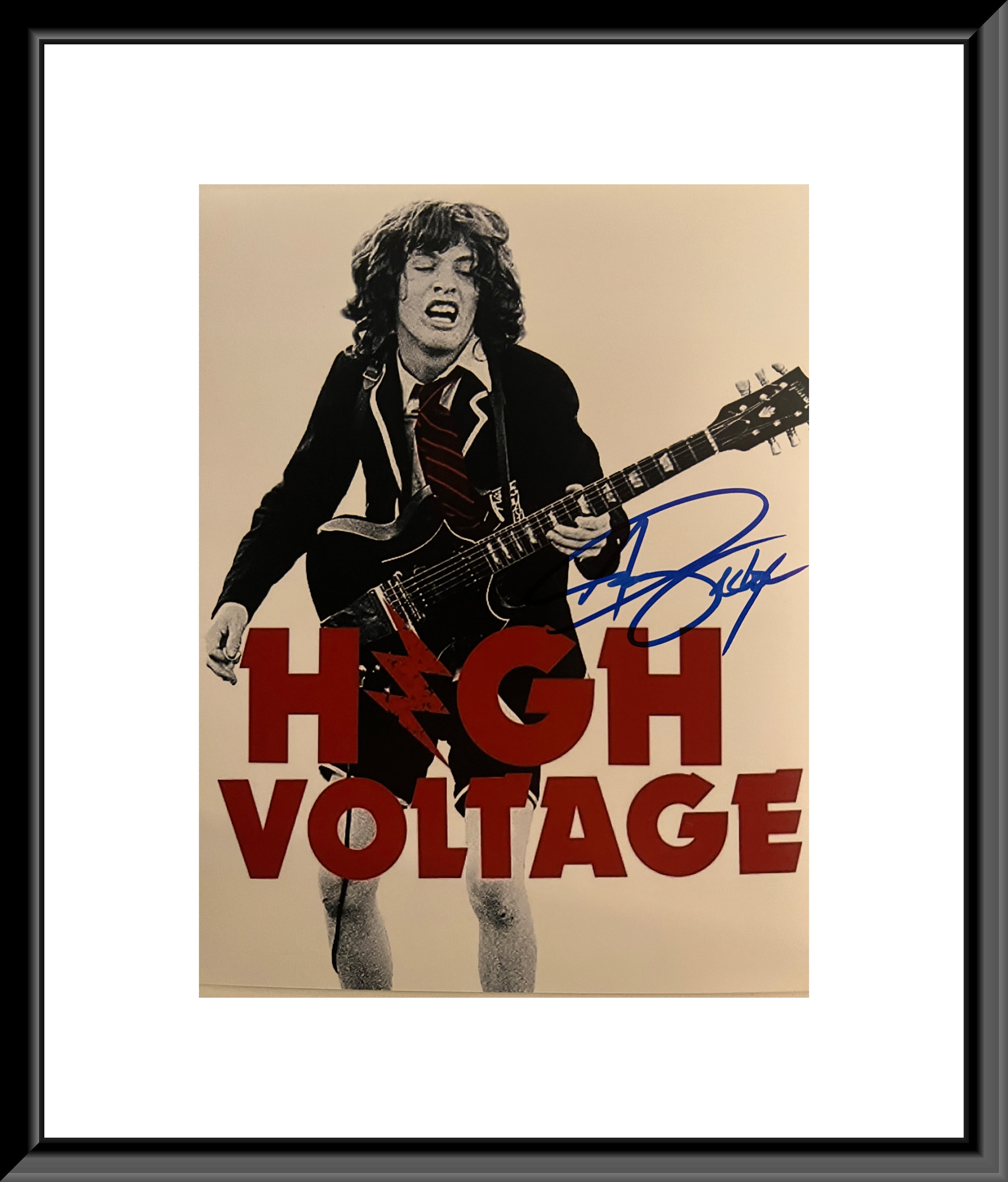 AC/DC Angus Young signed photo