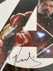 Avengers Robert Downey Jr. signed movie photo