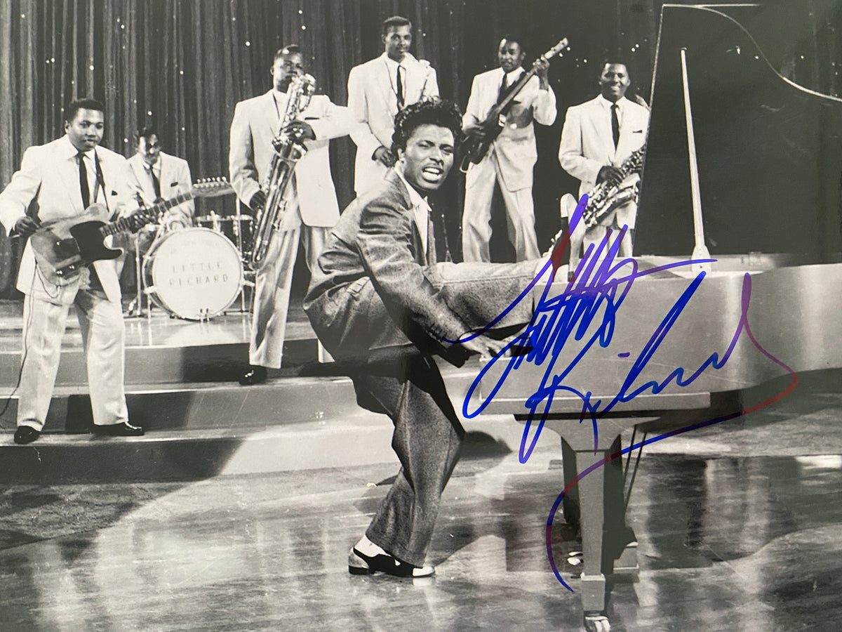 Little Richard signed photo