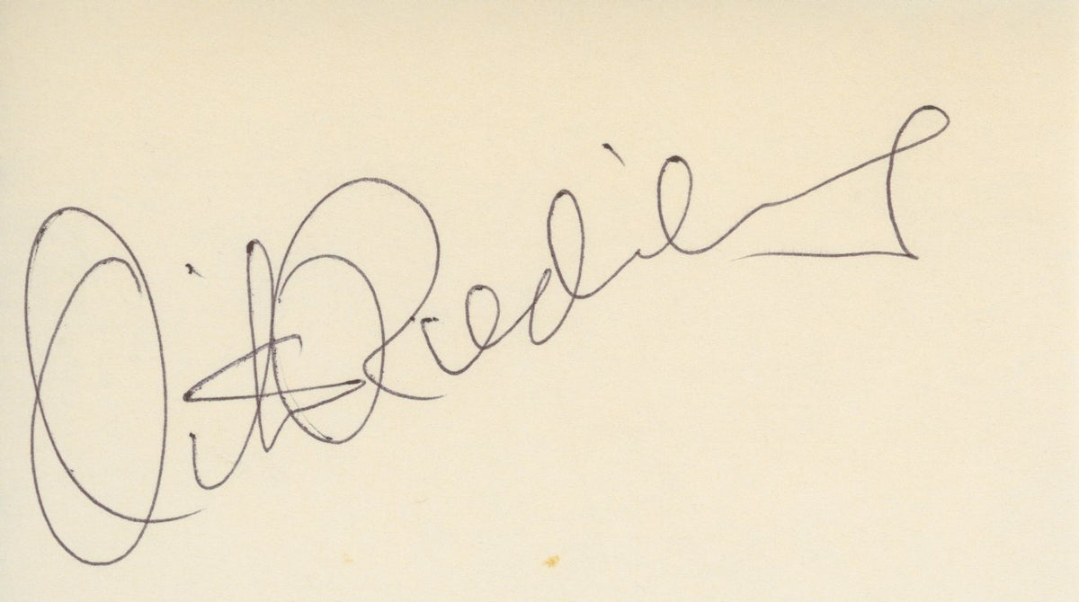 Otis Redding signature cut