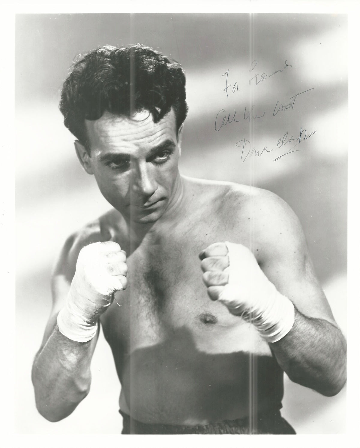 Whiplash Dane Clark Signed Photo