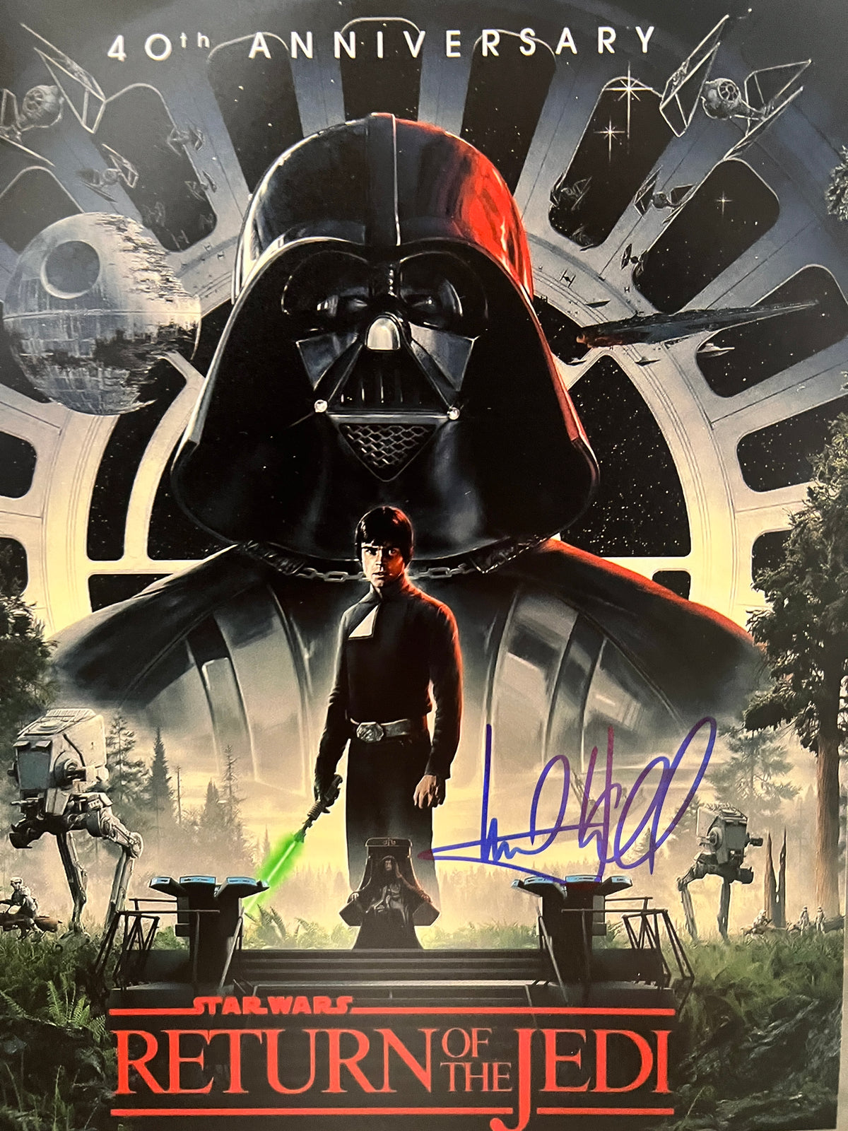 Return Of The Jedi Mark Hamill signed photo