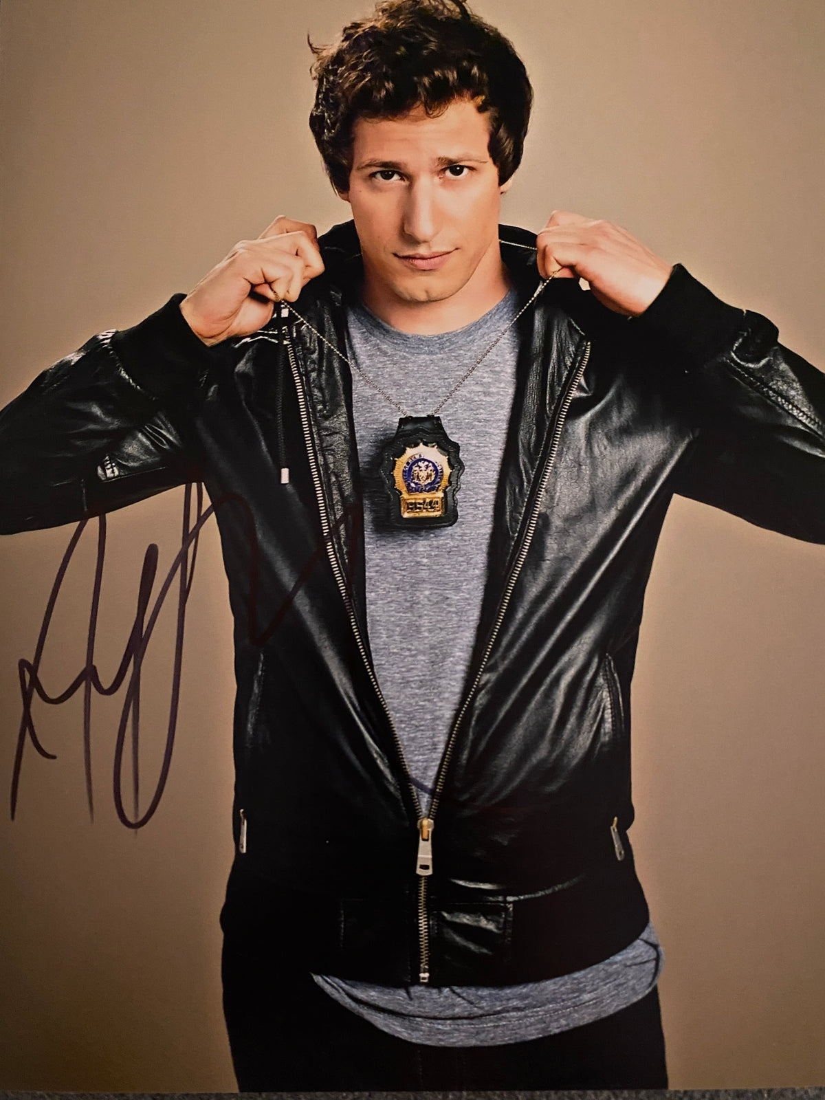 Brooklyn Nine- Nine Andy Samberg signed photo