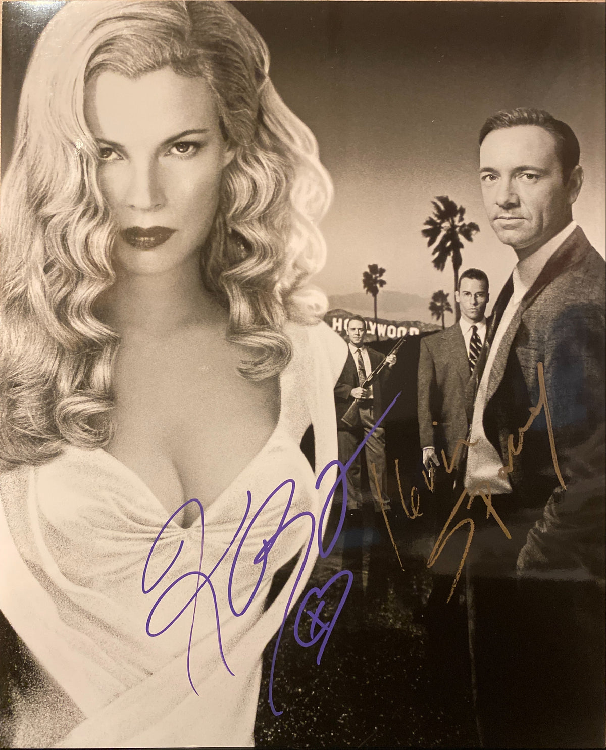 Kevin Spacey and Kim Bassinger "L.A. Confidential" movie photo