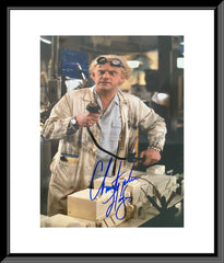 Back to the Future Christopher Lloyd signed movie photo