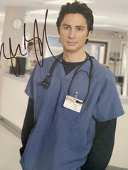 Scrubs Zach Braff signed photo