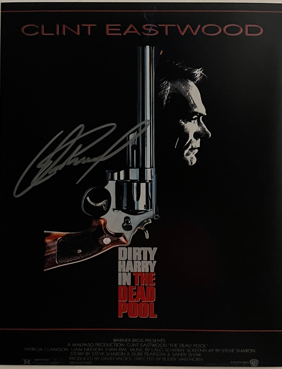Dirty Harry Clint Eastwood signed photo