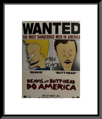 Beavis and Butthead Mike Judge signed photo