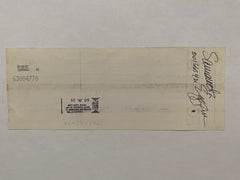 Samantha Eggar Star Wares consignment signed check
