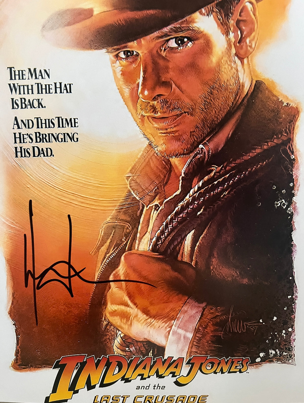 Indiana Jones And The Last Crusade Harrison Ford signed photo