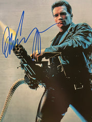 The Terminator Arnold Schwarzenegger signed movie photo