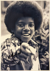 Michael Jackson signed photo