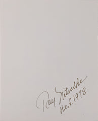 NFL Hall Of Famer Ray Nitschke Autograph
