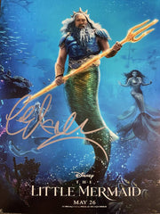 The Little Mermaid Javier Bardem signed movie photo