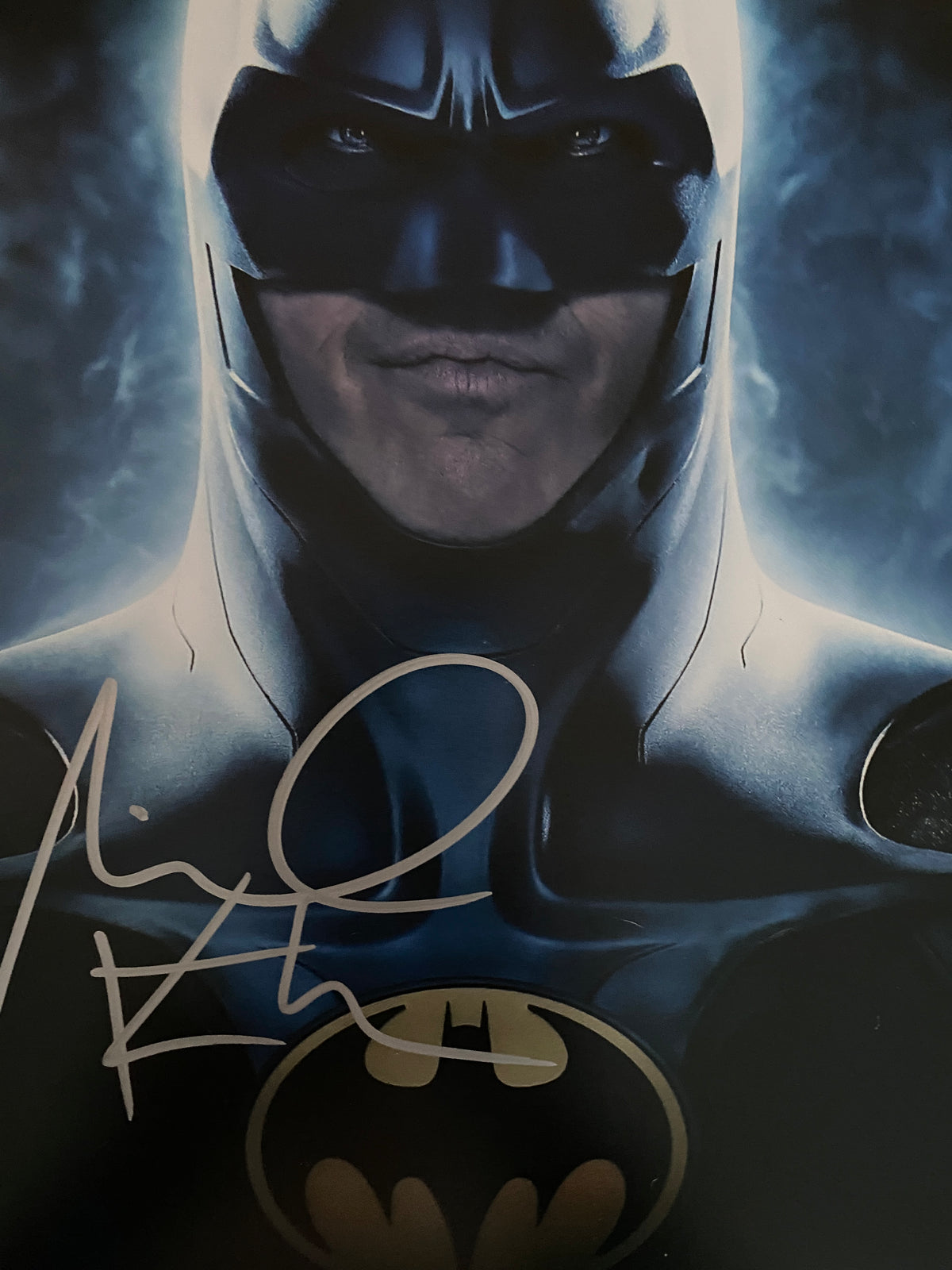 Batman Michael Keaton signed movie photo