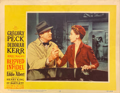 Gregory Peck and Deborah Kerr "Beloved Infidel" original Lobby Card