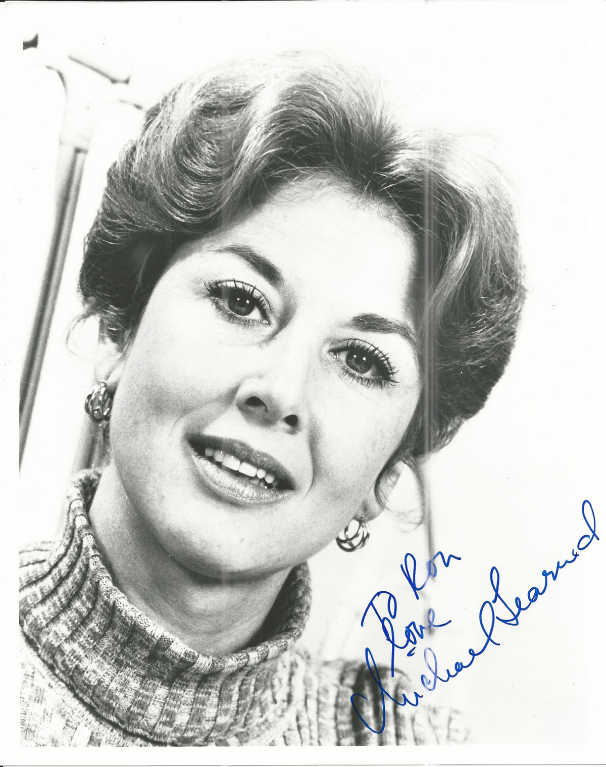 The Waltons Michael Learned signed photo