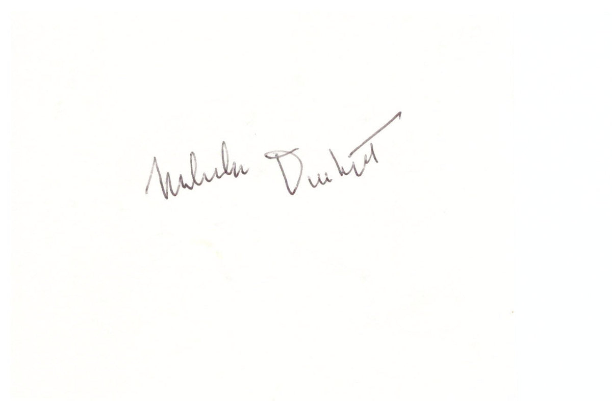 MLB Star Mahlon Duckett signed print.