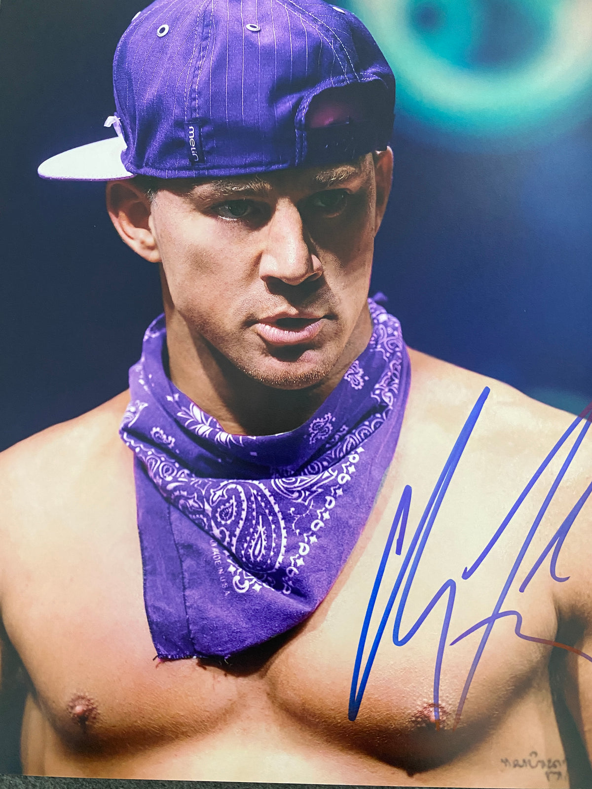 Magic Mike Channing Tatum signed photo