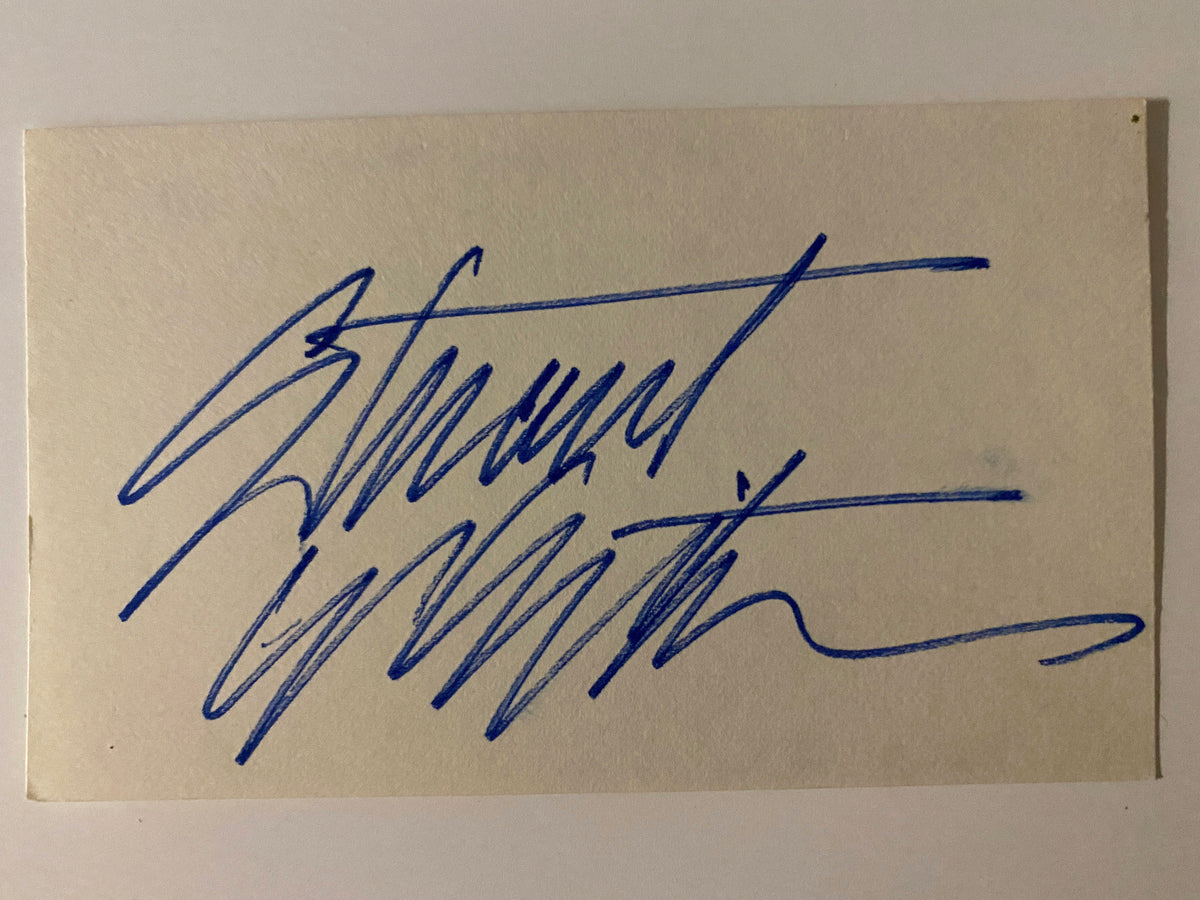Stuart Whitman signature cut
