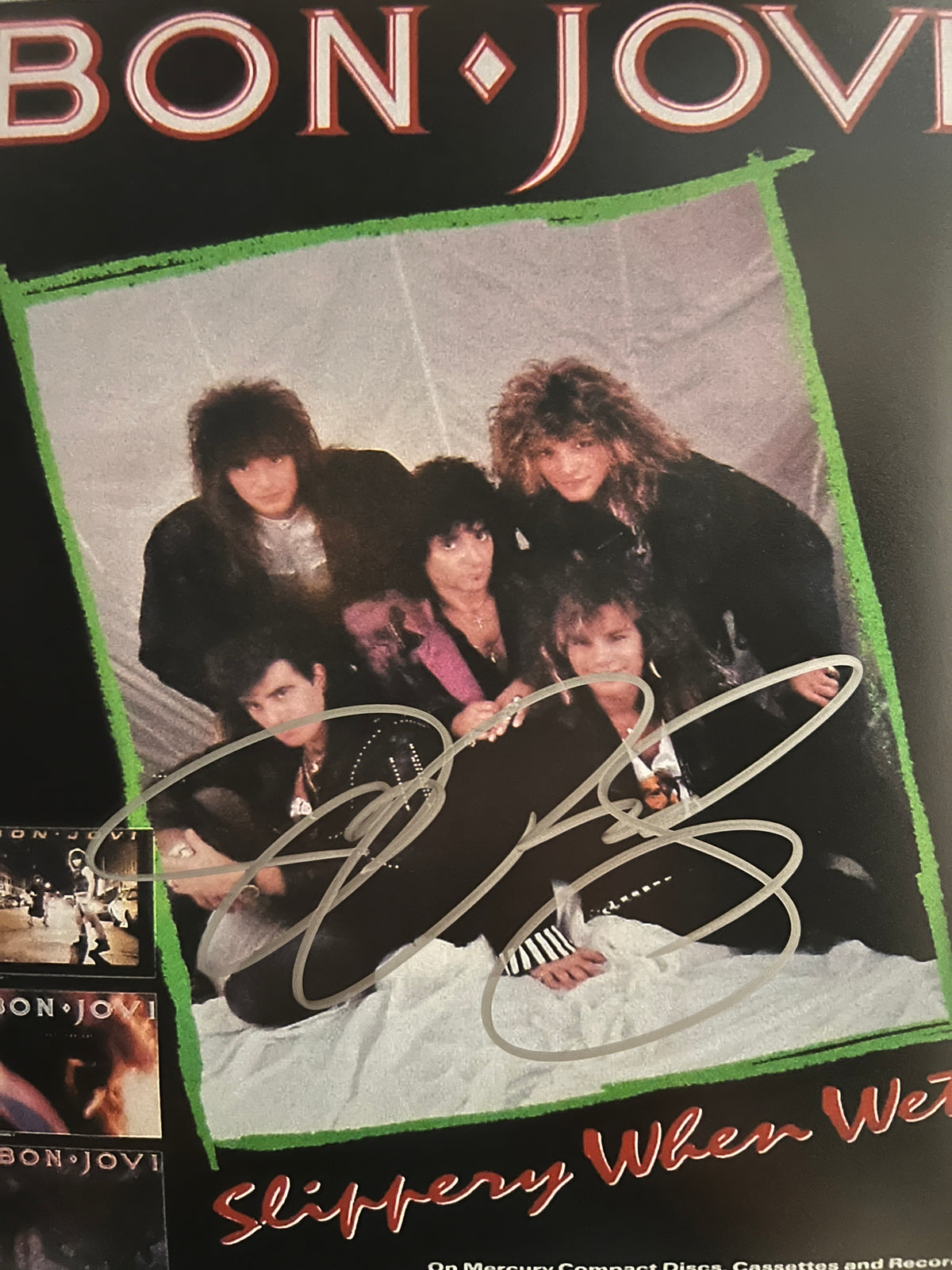 Jon Bon Jovi signed photo