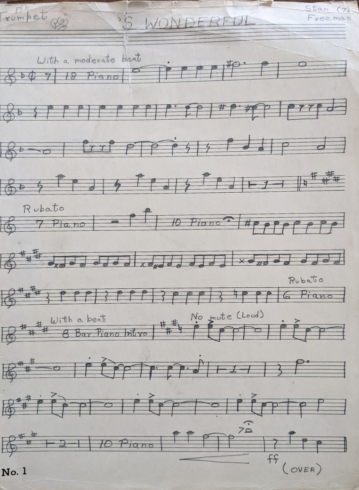 Stan Freeman Sheet Music