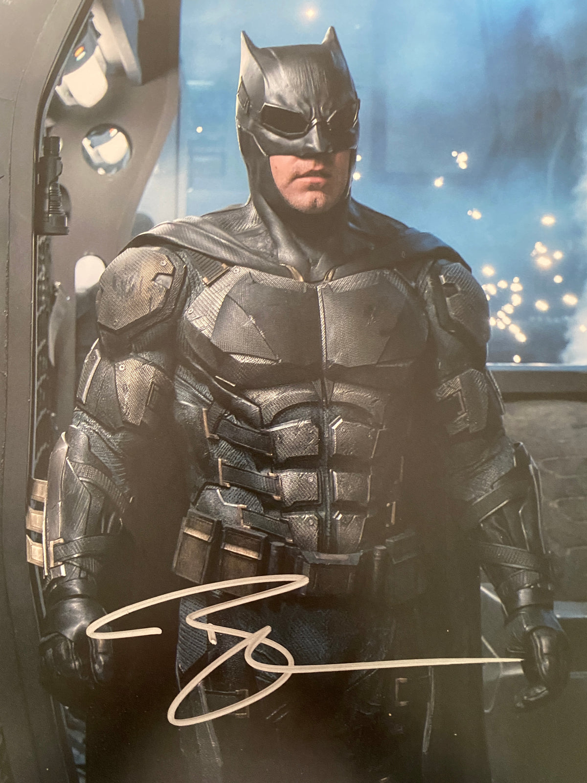 Batman Ben Affleck signed movie photo
